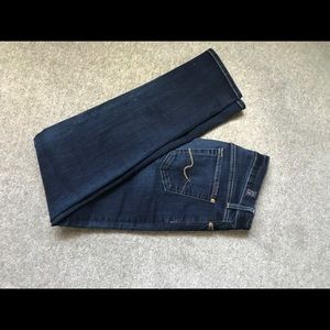 7 for all mankind dark wash jeans